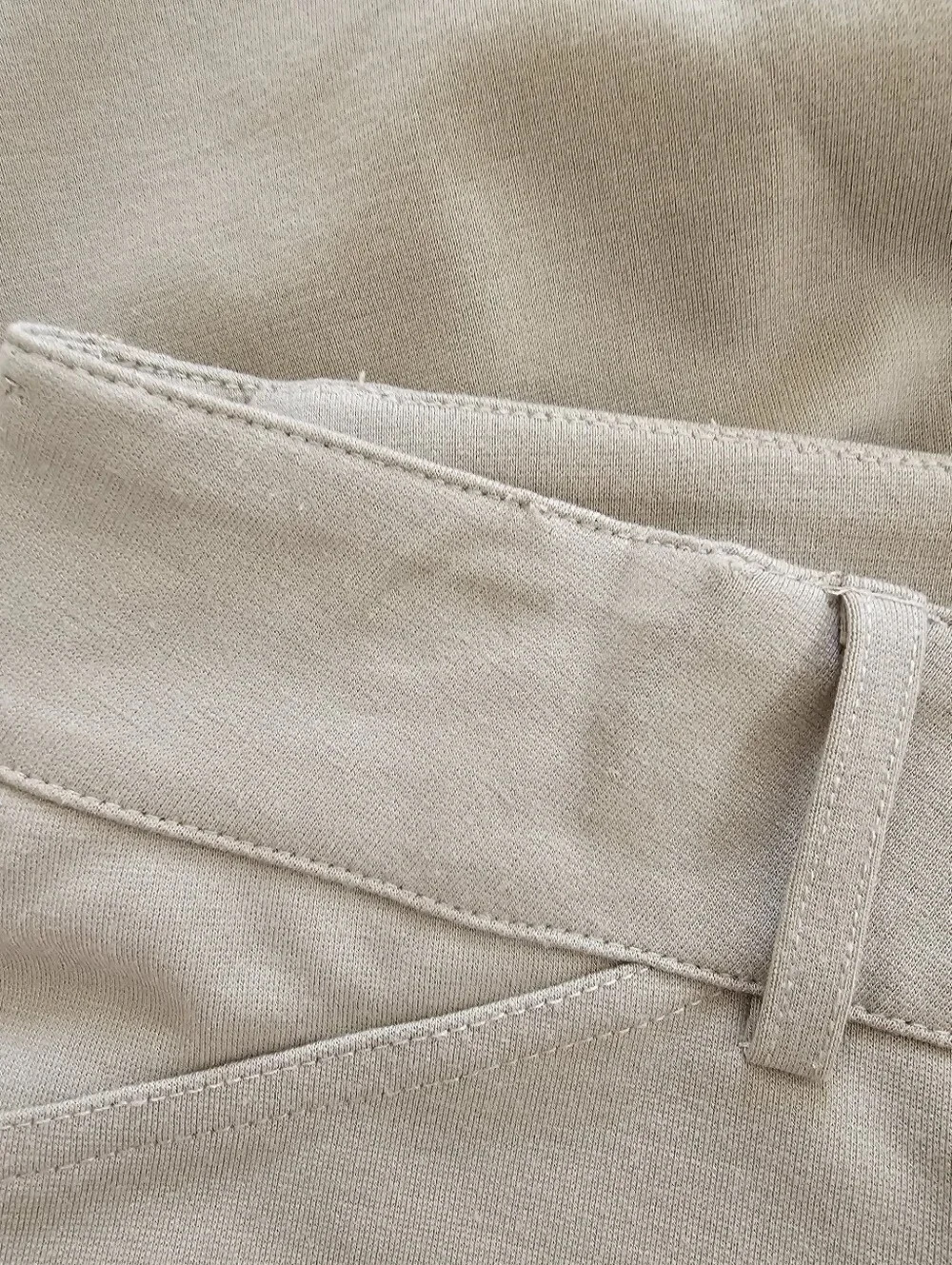Michael Kors Camel Beige Stretch Ankle Trousers Workwear Pants Size 12 Hemmed